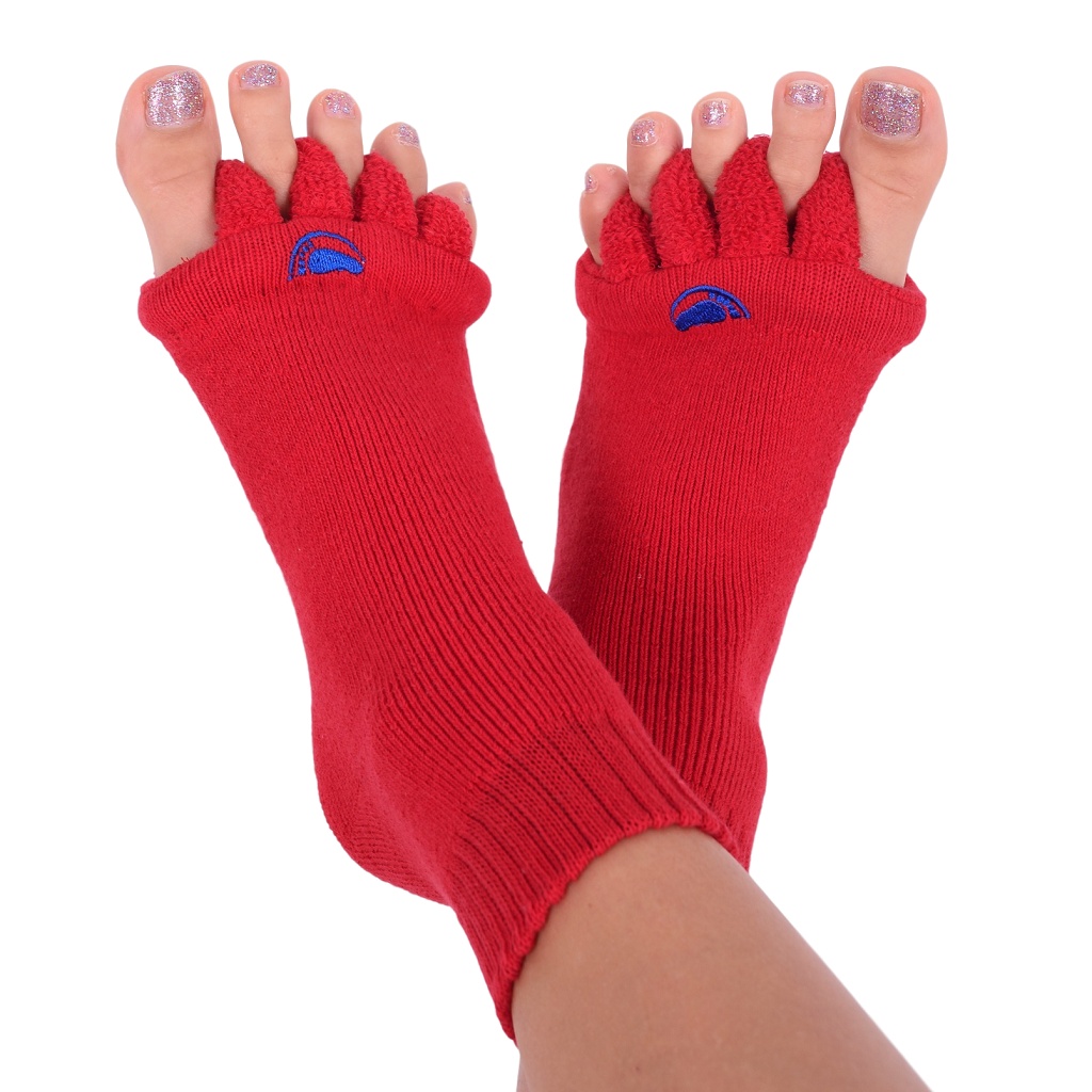 Adjustační ponožky RED - The Original Foot Alignment Socks