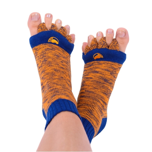 HAPPY FEET HF10S Adjustačné ponožky ORANGE/BLUE vel.S (do vel.38)